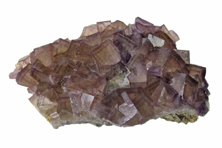 Cubic Purple Fluorite with Phantoms - Yaogangxian Mine #162010